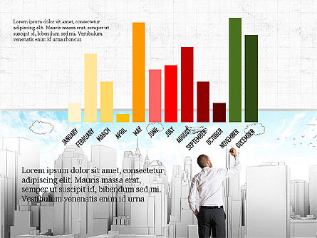 Business Brochure Presentation Template, PowerPoint Template, 04064, Presentation Templates — PoweredTemplate.com