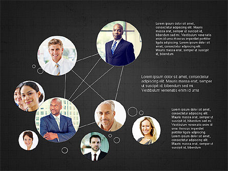 Business Networking and Team Presentation Concept, Slide 15, 04065, Timelines & Calendars — PoweredTemplate.com