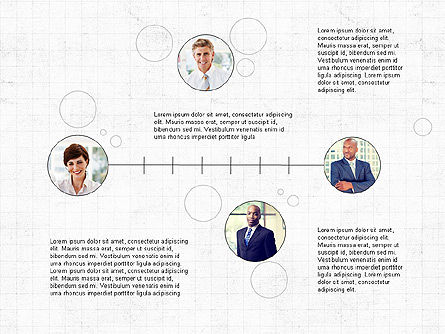 Business networking e concetto di presentazione del team, Slide 2, 04065, Timelines & Calendars — PoweredTemplate.com