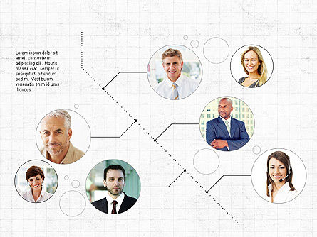 Business networking e concetto di presentazione del team, Slide 6, 04065, Timelines & Calendars — PoweredTemplate.com
