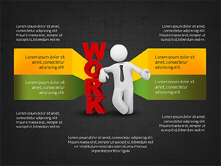 Opzioni di lavoro e stages diapositive, Slide 10, 04067, Diagrammi Palco — PoweredTemplate.com