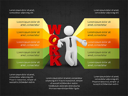 Pilihan Kerja Dan Tahapan Slide, Slide 13, 04067, Diagram Panggung — PoweredTemplate.com