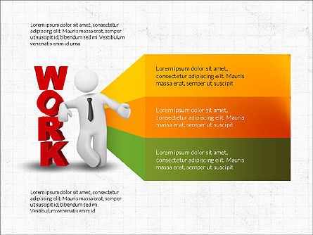 Opciones de trabajo y etapas, Diapositiva 6, 04067, Diagramas de la etapa — PoweredTemplate.com