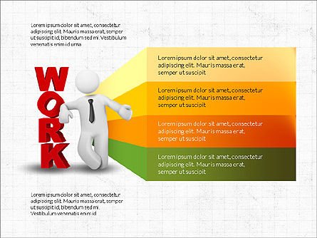 Work Options and Stages Slides, Slide 7, 04067, Stage Diagrams — PoweredTemplate.com