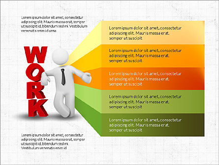 Opzioni di lavoro e stages diapositive, Slide 8, 04067, Diagrammi Palco — PoweredTemplate.com