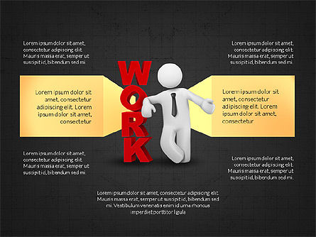 Opzioni di lavoro e stages diapositive, Slide 9, 04067, Diagrammi Palco — PoweredTemplate.com