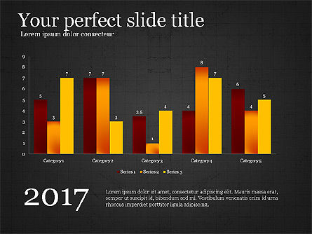Años Comparación Slide Deck, Diapositiva 16, 04069, Diagramas de proceso — PoweredTemplate.com