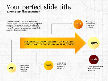 Tahun Perbandingan Slide Dek, Slide 2, 04069, Diagram Proses — PoweredTemplate.com