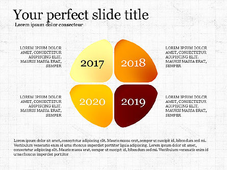 Années de comparaison slide deck, Diapositive 6, 04069, Schémas de procédés — PoweredTemplate.com