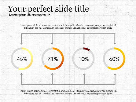 Años Comparación Slide Deck, Diapositiva 7, 04069, Diagramas de proceso — PoweredTemplate.com