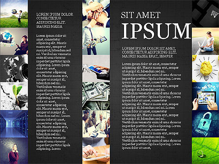 Eenvoudige brochure presentatiesjabloon, Dia 11, 04070, Presentatie Templates — PoweredTemplate.com