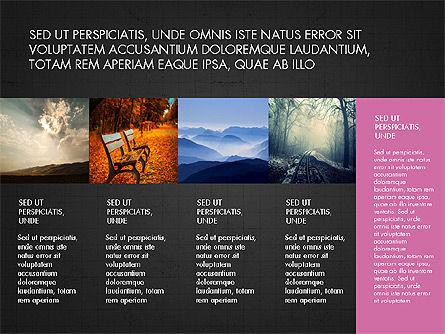 Modèle de présentation de brochure de mise en page de grille, Diapositive 9, 04072, Modèles de présentations — PoweredTemplate.com