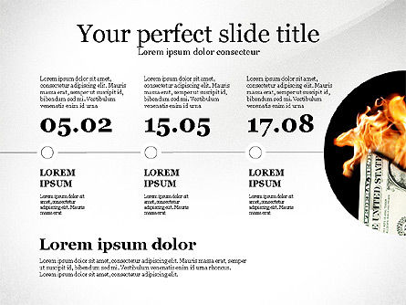 금융 기관 차트 슬라이드 데크, 슬라이드 7, 04074, 조직도 — PoweredTemplate.com