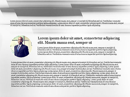 Plantilla de presentación moderna corporativa, Diapositiva 2, 04075, Plantillas de presentación — PoweredTemplate.com