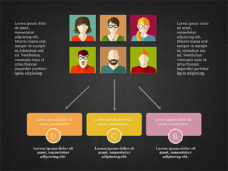 Recrutement du concept de présentation, Diapositive 11, 04081, Icônes — PoweredTemplate.com