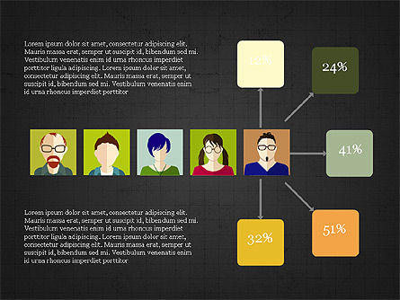 Recrutement du concept de présentation, Diapositive 13, 04081, Icônes — PoweredTemplate.com