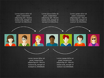 Concepto de la presentación de reclutamiento, Diapositiva 14, 04081, Iconos — PoweredTemplate.com