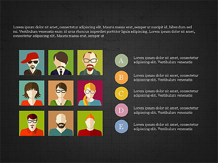 Concepto de la presentación de reclutamiento, Diapositiva 15, 04081, Iconos — PoweredTemplate.com