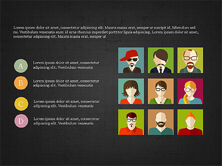 Recruiting Presentation Concept, Slide 9, 04081, Icons — PoweredTemplate.com