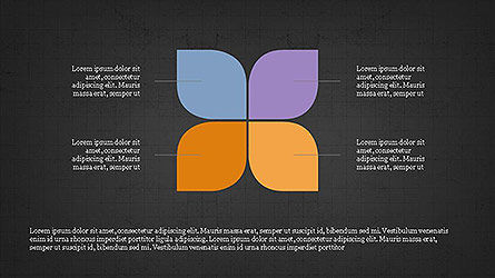 Concept séquentiel de présentation de processus, Diapositive 10, 04086, Schémas de procédés — PoweredTemplate.com