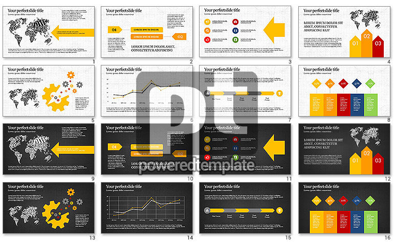 Annual Report Infographics Concept
