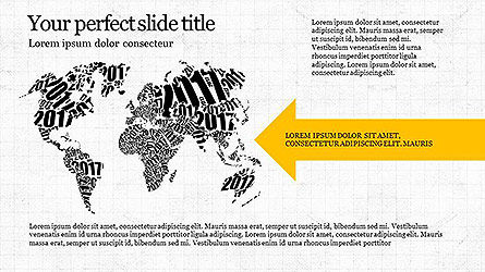 Jaarverslag infographics begrip, PowerPoint-sjabloon, 04087, Presentatie Templates — PoweredTemplate.com
