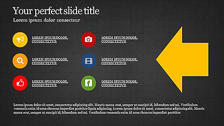 연간 보고서 infographics 개념, 슬라이드 11, 04087, 프레젠테이션 템플릿 — PoweredTemplate.com