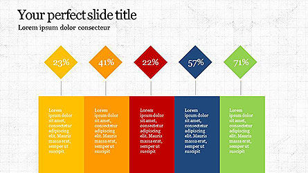 연간 보고서 infographics 개념, 슬라이드 8, 04087, 프레젠테이션 템플릿 — PoweredTemplate.com