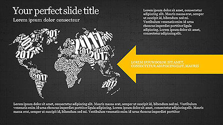 연간 보고서 infographics 개념, 슬라이드 9, 04087, 프레젠테이션 템플릿 — PoweredTemplate.com