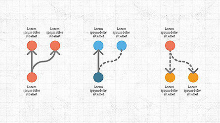 Diagrammi di processo set, Slide 2, 04090, Diagrammi di Processo — PoweredTemplate.com
