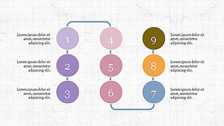 Organigrammi set, Slide 2, 04091, Grafici Organizzativi — PoweredTemplate.com