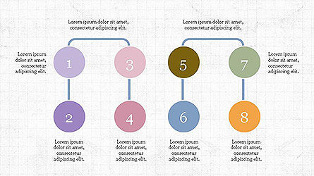 Organigrammi set, Slide 4, 04091, Grafici Organizzativi — PoweredTemplate.com