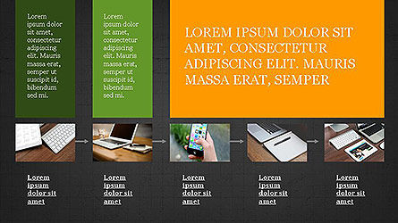 Grid Layout Presentation Template, Slide 9, 04094, Presentation Templates — PoweredTemplate.com