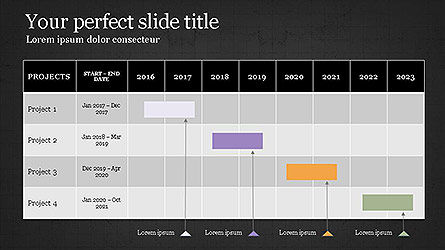 Modèle de diagramme de Gantt, Diapositive 11, 04096, Modèles commerciaux — PoweredTemplate.com