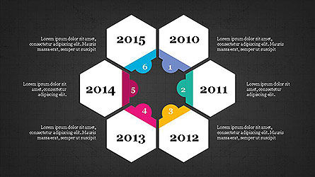 Collection graphique créative, Diapositive 12, 04097, Diagrammes circulaires — PoweredTemplate.com