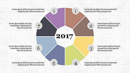 Colección creativa de la carta de sectores, Diapositiva 3, 04097, Gráficos circulares — PoweredTemplate.com