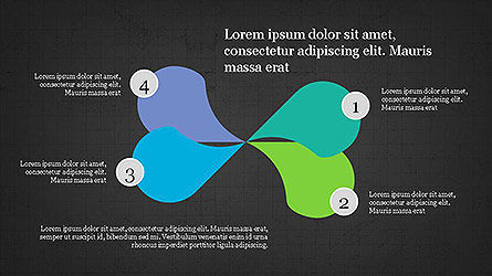 Collection graphique créative, Diapositive 9, 04097, Diagrammes circulaires — PoweredTemplate.com