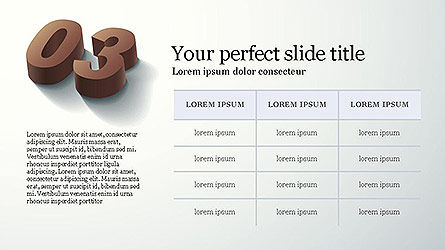 Diagram Presentasi Bagan Dan Angka, Slide 4, 04101, Templat Presentasi — PoweredTemplate.com