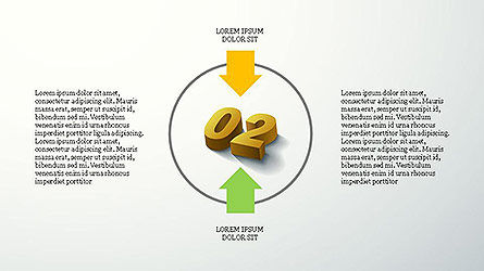 Diagram Presentasi Bagan Dan Angka, Slide 8, 04101, Templat Presentasi — PoweredTemplate.com