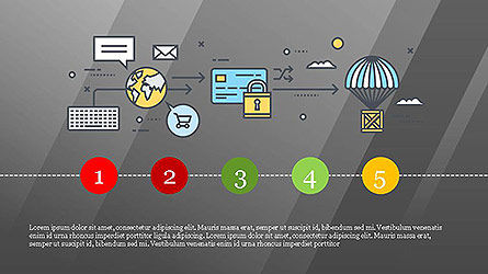 Plantilla de presentación de Commerce, Diapositiva 9, 04103, Plantillas de presentación — PoweredTemplate.com