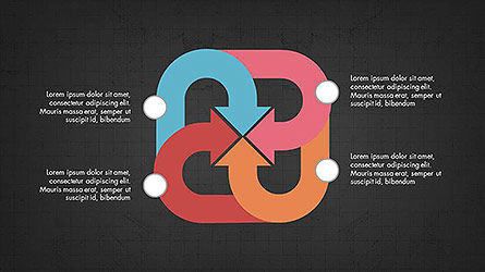 Process Arrows Infographics, Slide 9, 04104, Process Diagrams — PoweredTemplate.com