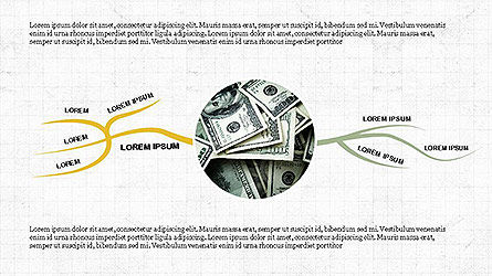 Tree-concept diagram set, PowerPoint-sjabloon, 04105, Organisatorische Grafieken — PoweredTemplate.com