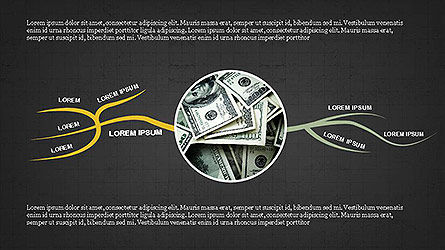 Diagram Konsep Pohon Ditetapkan, Slide 8, 04105, Bagan Organisasi — PoweredTemplate.com