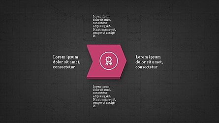 Sequential Process with Icons Presentation Template, Slide 11, 04106, Process Diagrams — PoweredTemplate.com