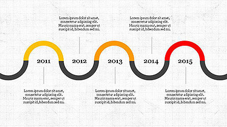 Conexiones y Concepto de Presentación de Flujo, Diapositiva 2, 04110, Timelines & Calendars — PoweredTemplate.com