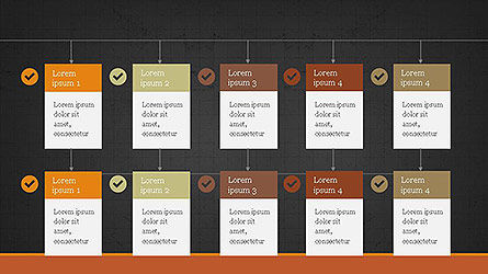 Modèle d'agenda du plan d'action, Diapositive 14, 04115, Boîtes de texte — PoweredTemplate.com