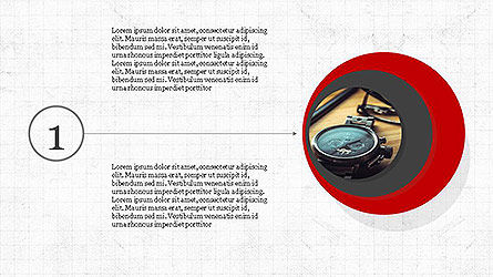 Cercles et rayons, Diapositive 3, 04116, Formes — PoweredTemplate.com