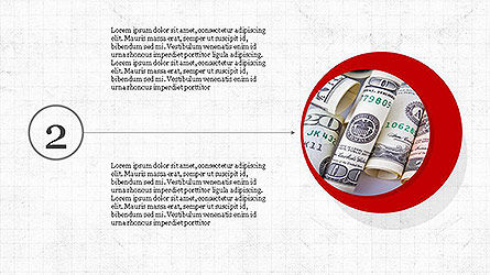 Cercles et rayons, Diapositive 5, 04116, Formes — PoweredTemplate.com