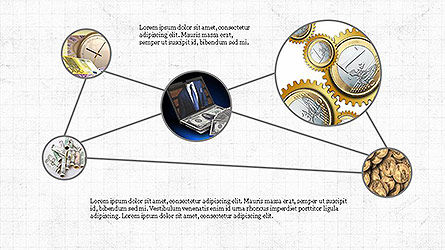 Circles and Spokes, Slide 8, 04116, Shapes — PoweredTemplate.com