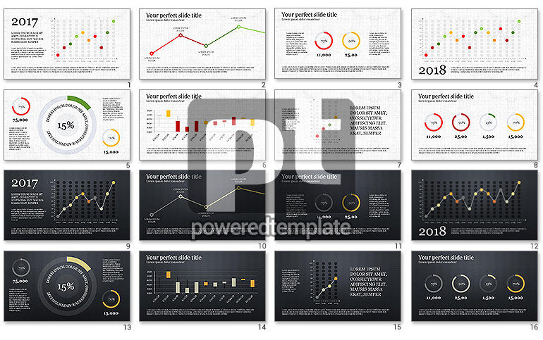 Pitch concetto di template deck